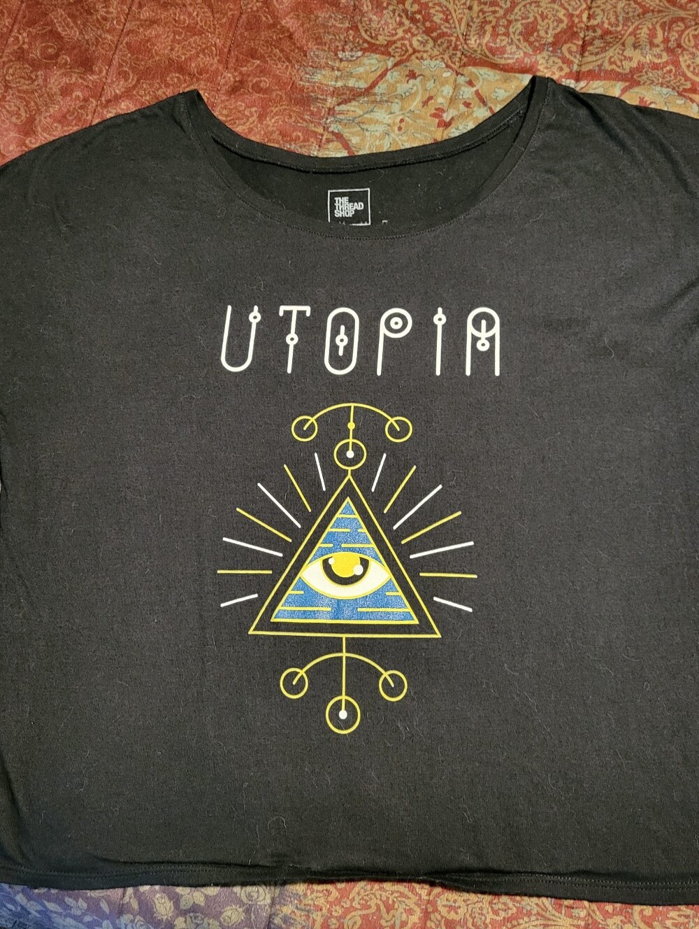 Todd Rundgren 2018 Utopia Tour womens large concert tee.